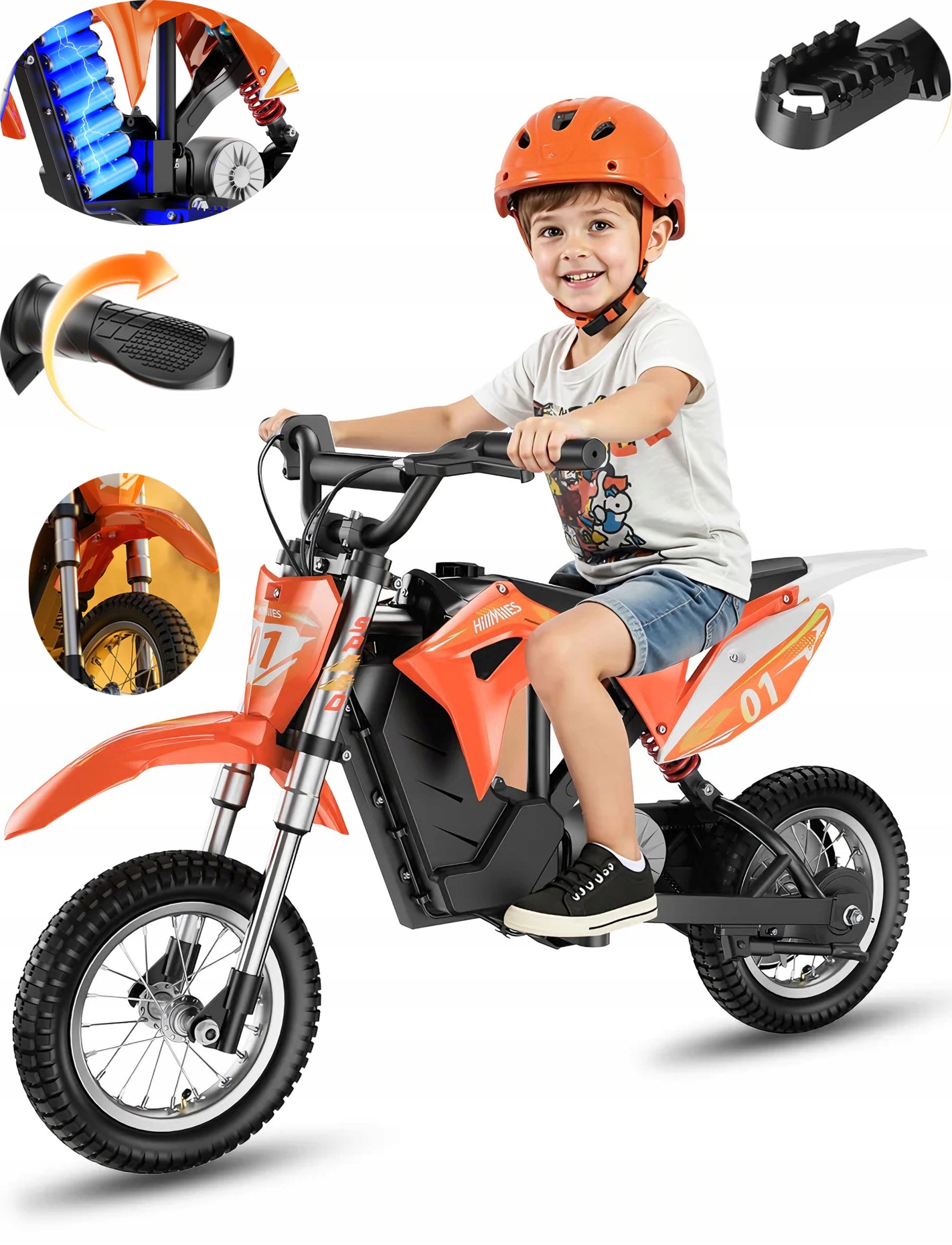 HillMiles MileRocket 1 Electric Motorcycle for Kids 250W 36v 4.5A 25km/h
