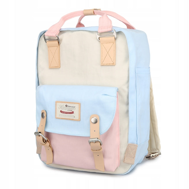 Himawari city backpack for laptop 13-14 inches travel school sky - pink