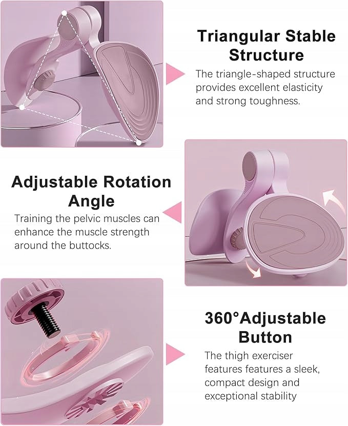Hip Trainer Kegel Exerciser Pelvic Floor Trainer Thigh Toner Workout (Pink) Brand no brand