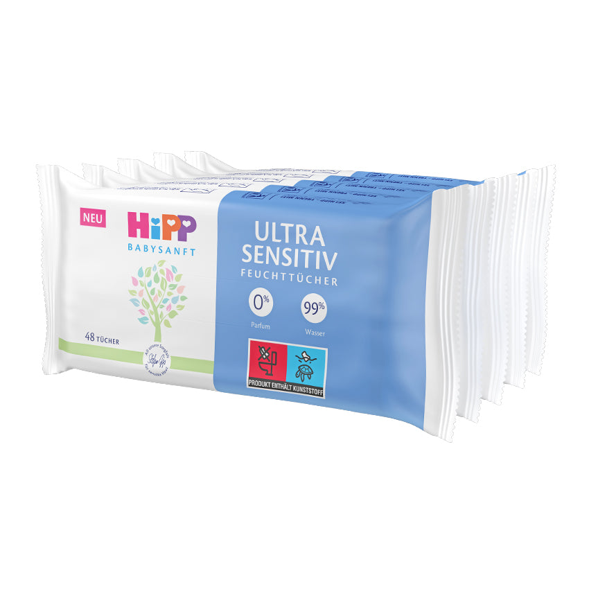 Hipp Ultra sensitive Wet wipes 240 pcs from Germany Packaging status original