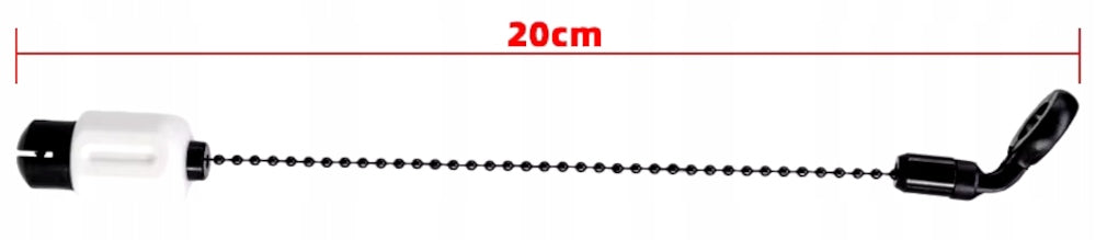 Hirisi bite alarm on chain hanger white for carp 20cm Manufacturer code B2029
