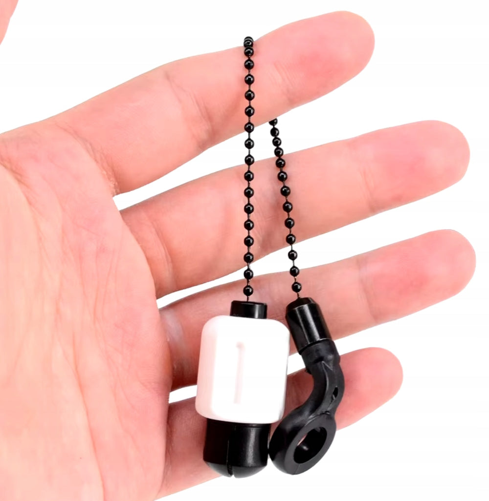 Hirisi bite alarm on chain hanger white for carp 20cm Model Sygnalizator brań