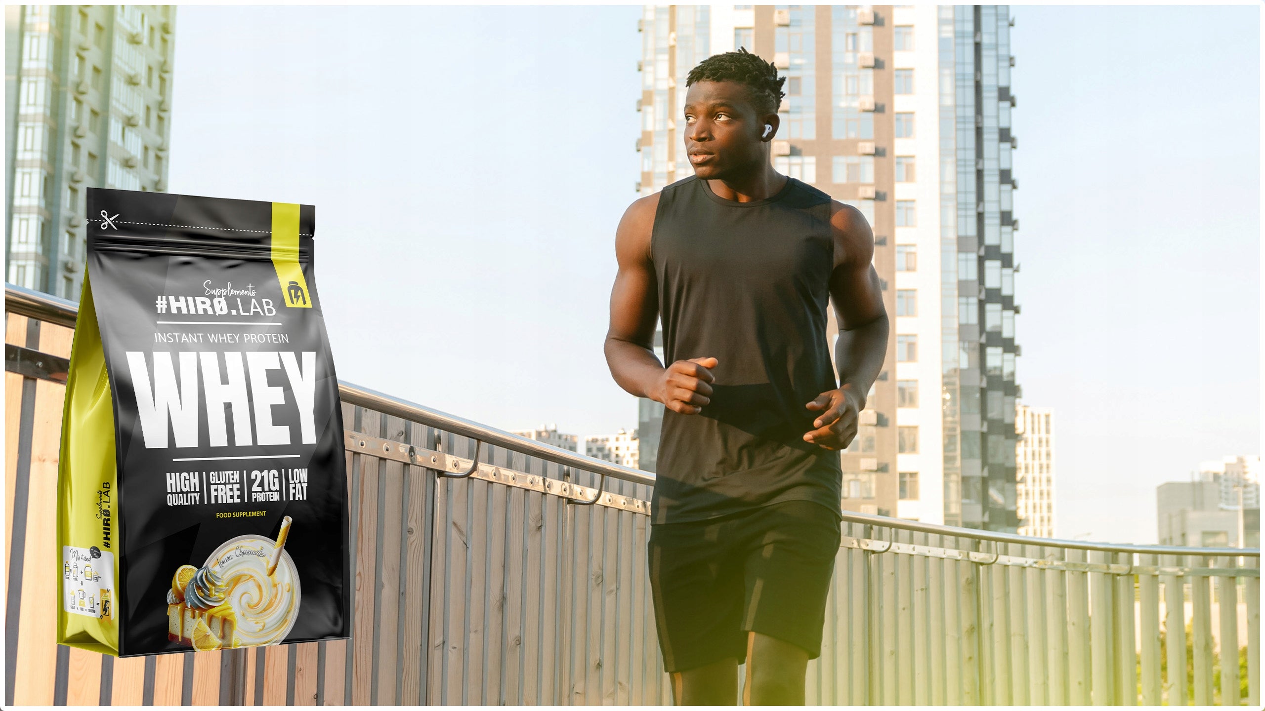 Hiro.Lab Instant WHEY Protein 750 g protein WPC whey vanilla pear Expiration date at least six months from the date of purchase