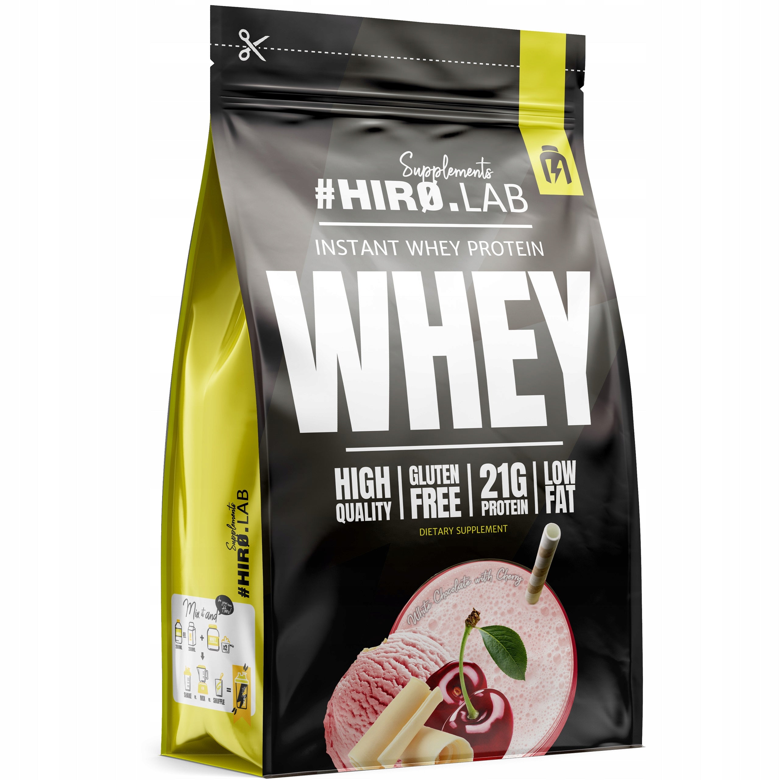 Hiro Lab Whey Protein 2000g Whey Protein Concentrate Cherry