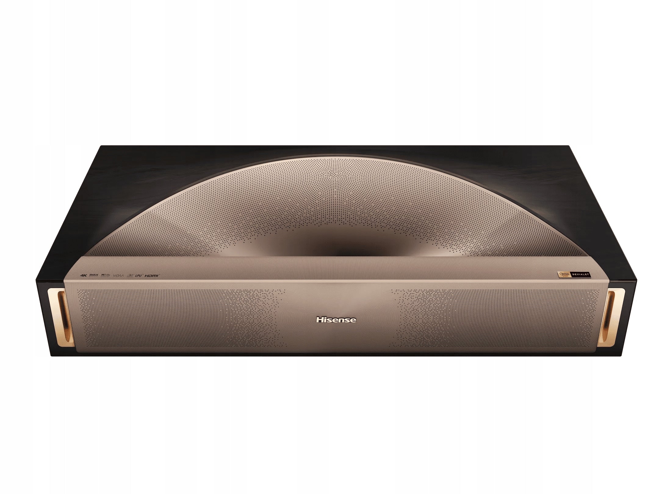Hisense 120L9Q projector with 120" screen Manufacturer code 120L9Q