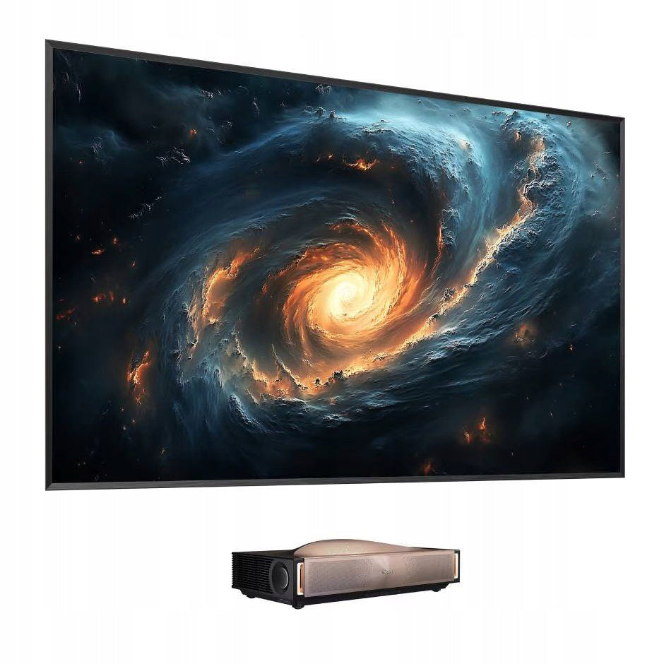 Hisense 120L9Q projector with 120" screen Packaging status original