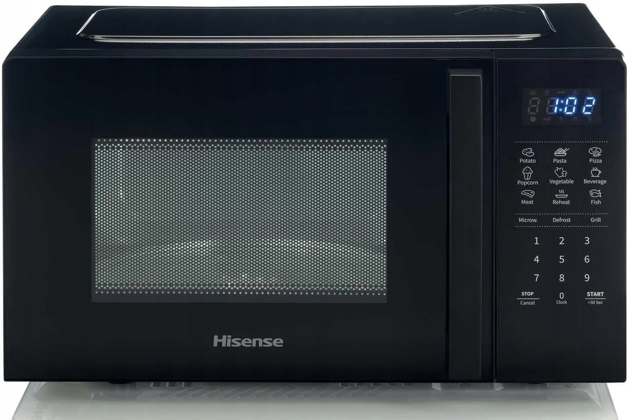 Hisense Microwave Oven 20L 700W Grill 800W Black Freestanding