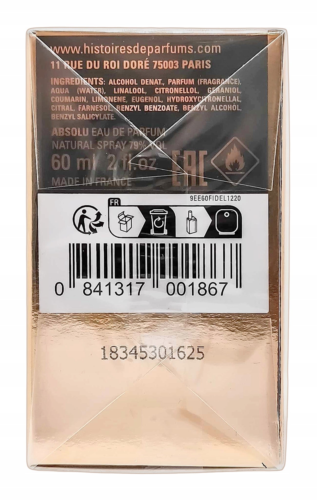 Histoires de Parfums Edition Rare Fidelis EDP 60ml Product Manufacturer code 18345301625