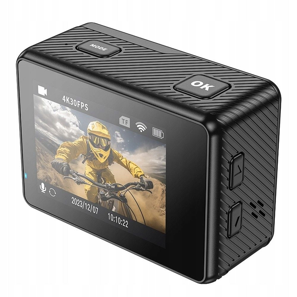 Hoco sports camera with two 1,3" + 2" 4K/30fps D displays Packaging status original