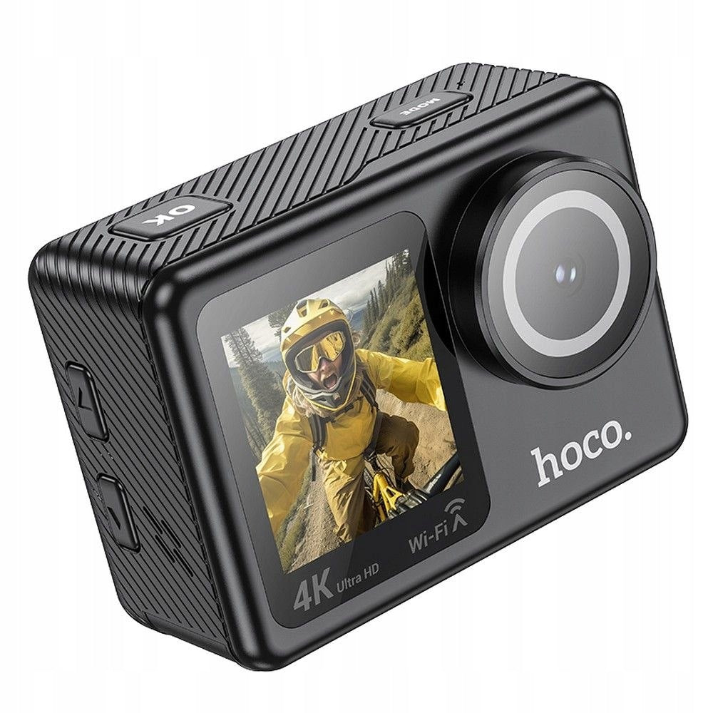 Hoco sports camera with two 1,3" + 2" 4K/30fps D displays