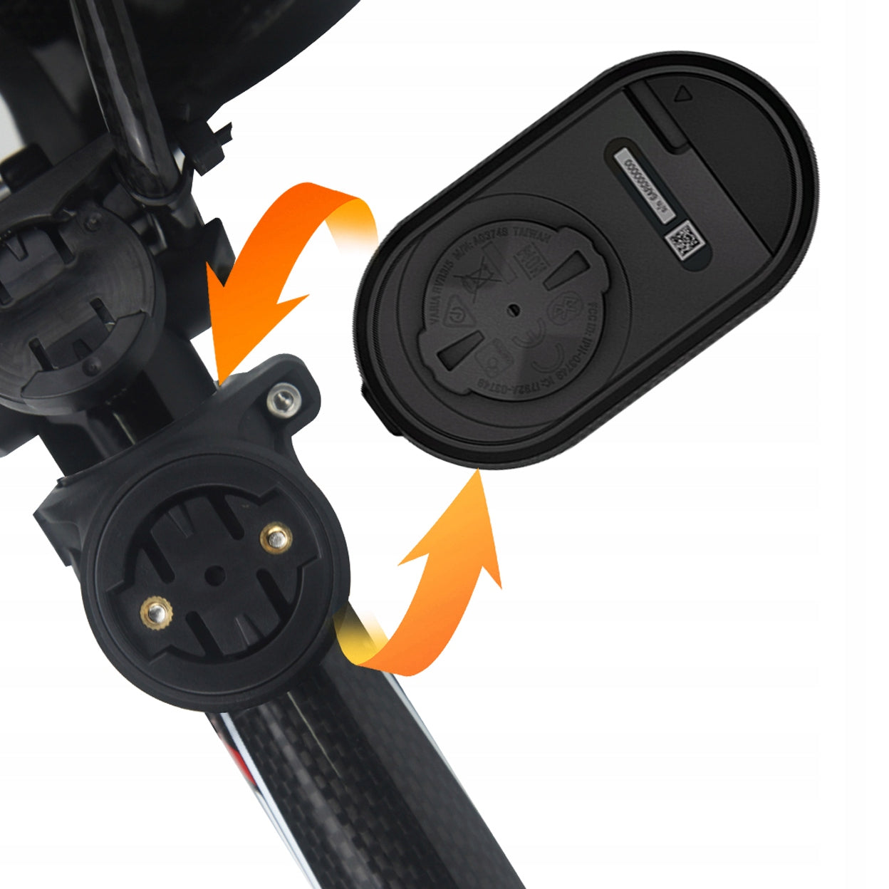 Holder for Garmin Varia RTL515 RTL510 bicycle radar bike light EAN (GTIN) 5903814686277