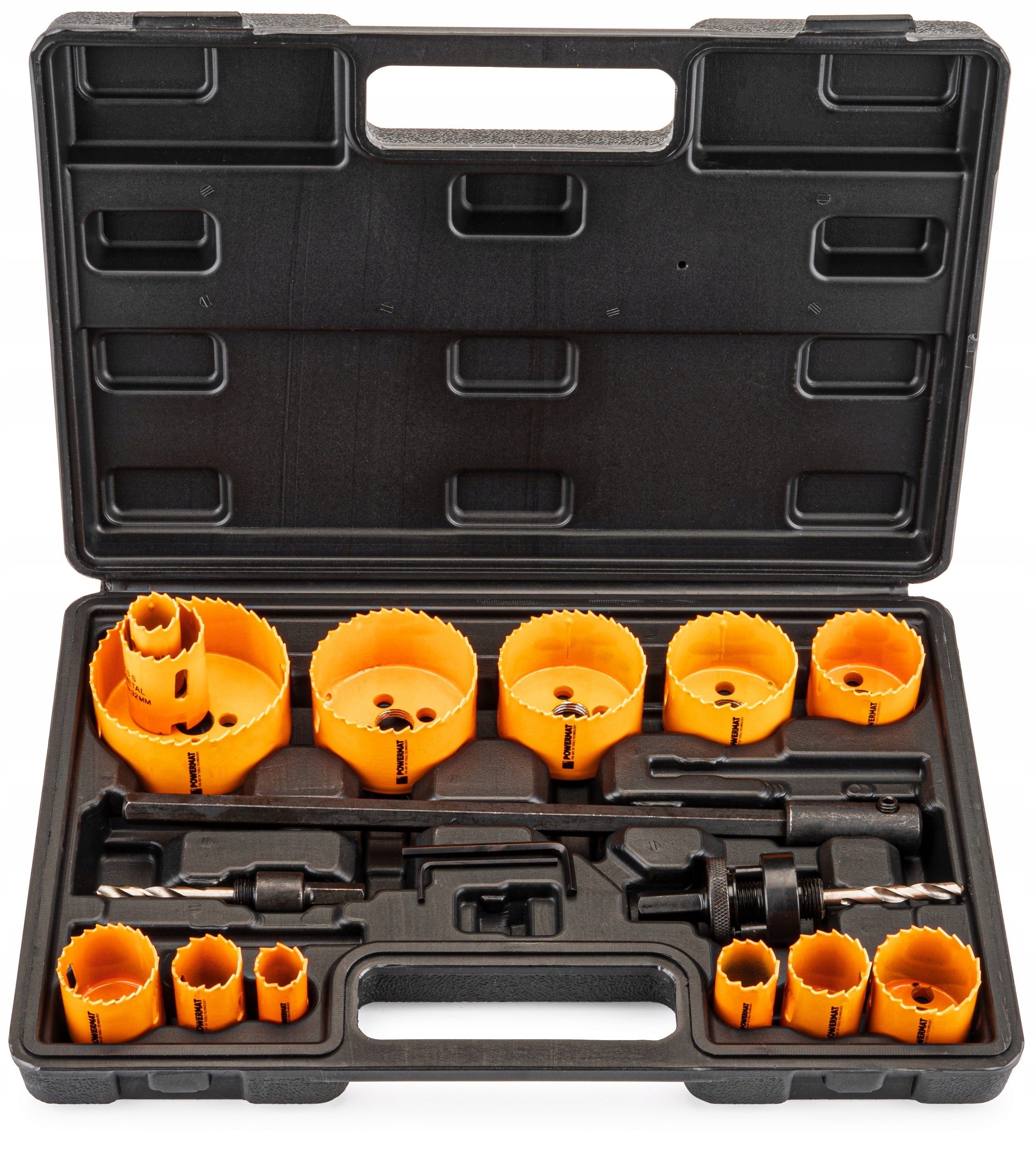 Hole Saw Powermat bi-metal 76 mm 13 pcs. included Customs tariff code 82075010