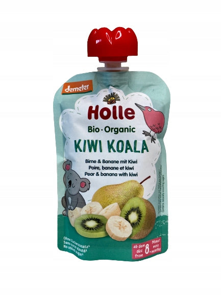 Holle Bio mousse pear banana kiwi koala 100g 8m+ Brand Holle