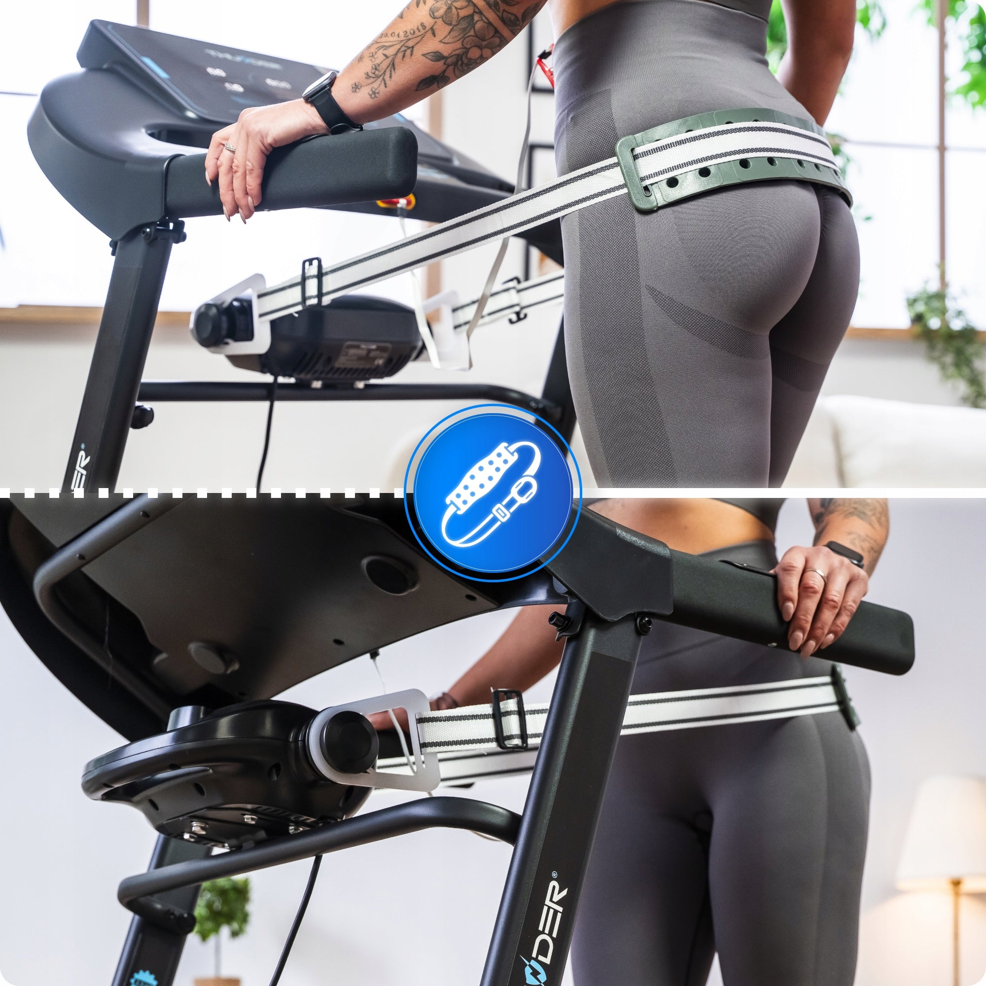 Home Electric Training Treadmill 18km/h Pulse Massager Application 160kg Kind electric