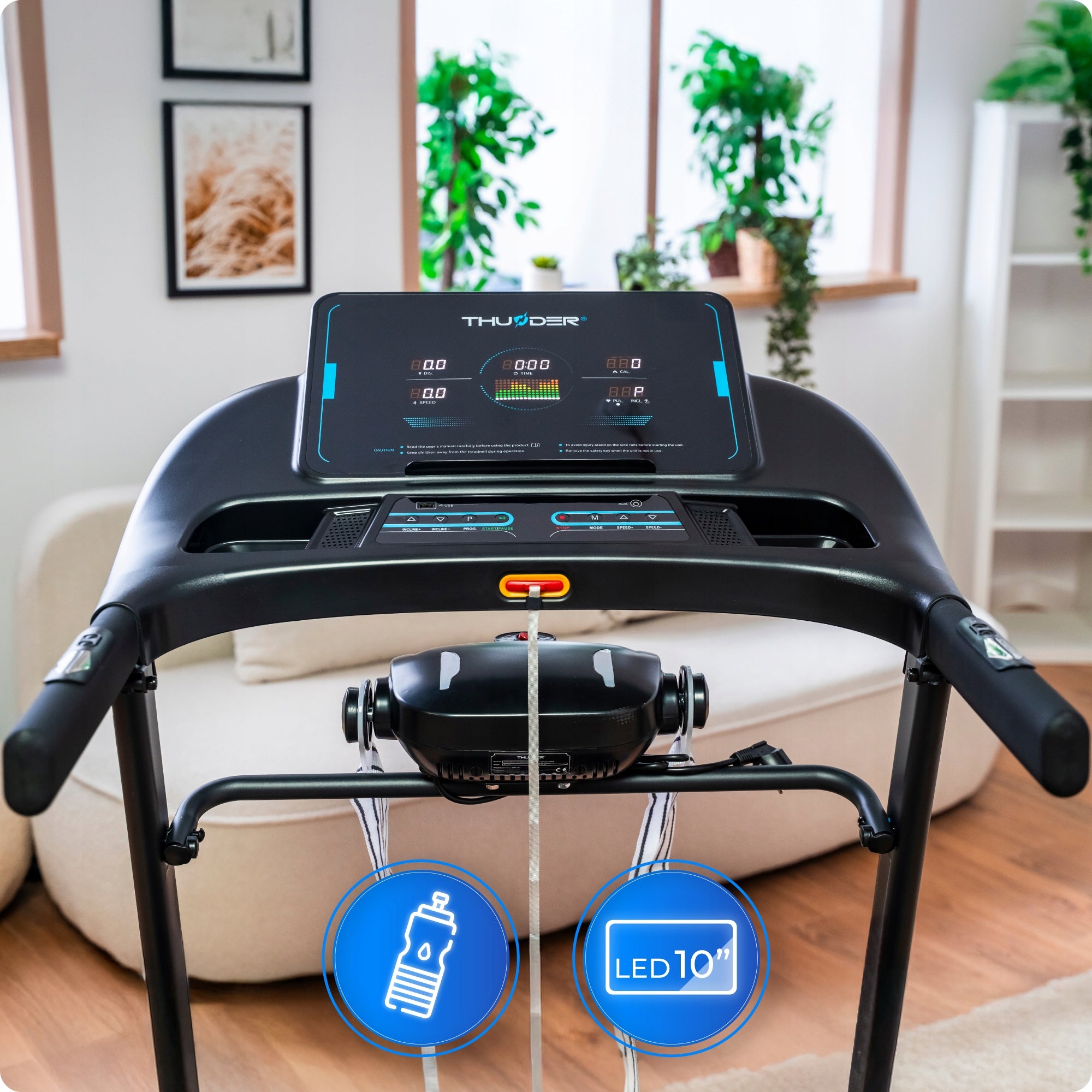 Home Electric Training Treadmill 18km/h Pulse Massager Application 160kg Manufacturer code ELITE-DS-BLACK