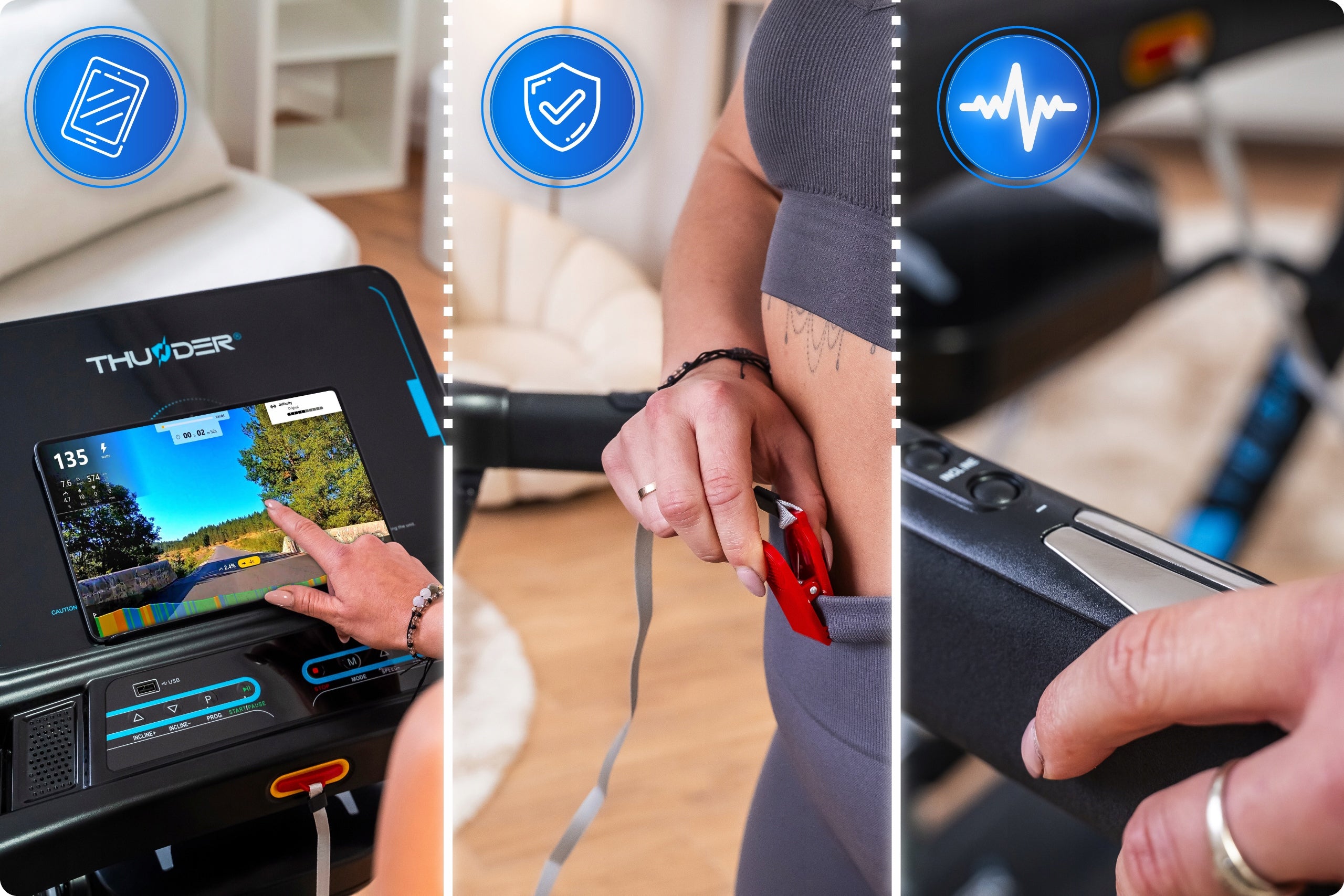 Home Electric Training Treadmill 18km/h Pulse Massager Application 160kg Maximum user weight 160 kg