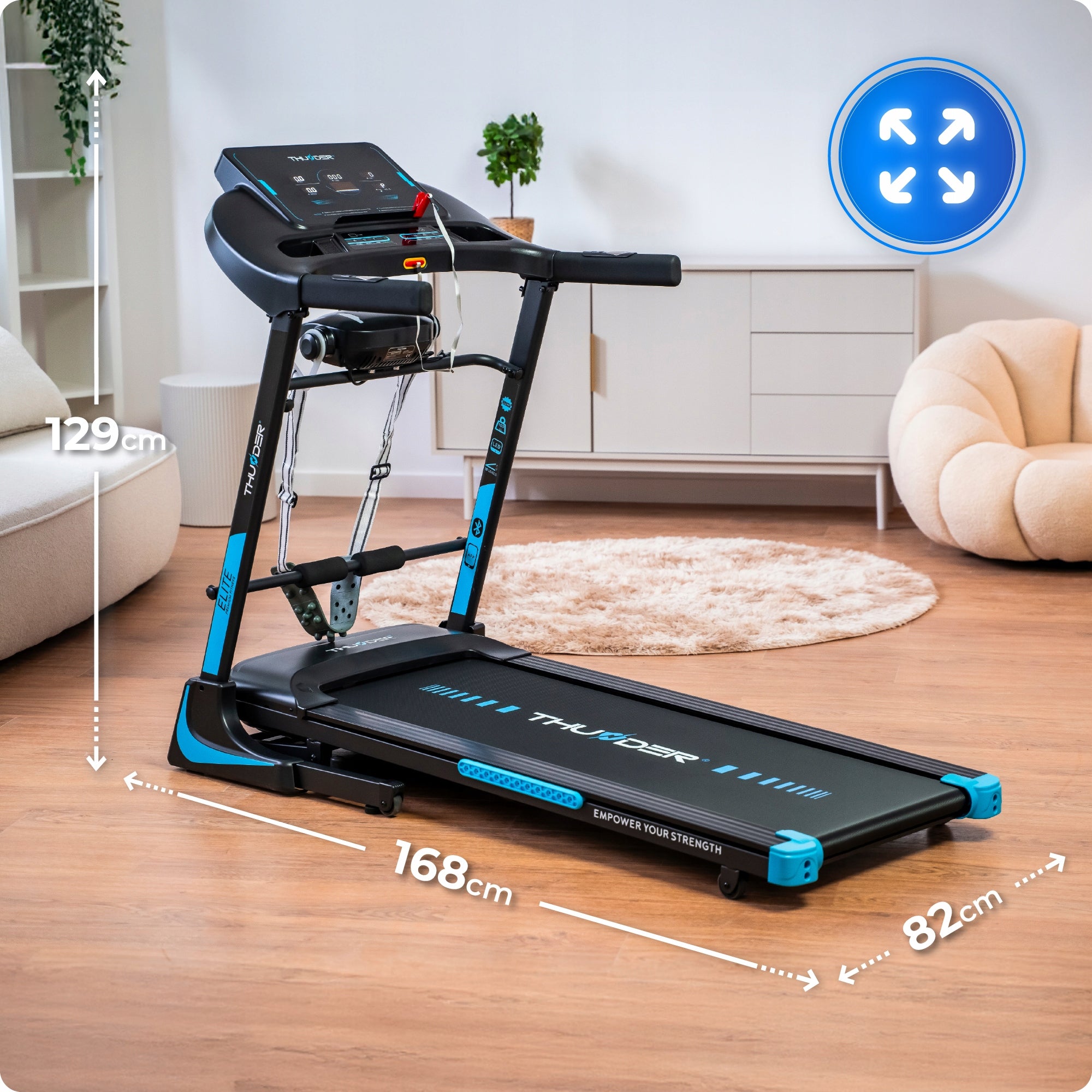 Home Electric Training Treadmill 18km/h Pulse Massager Application 160kg Packaging status original