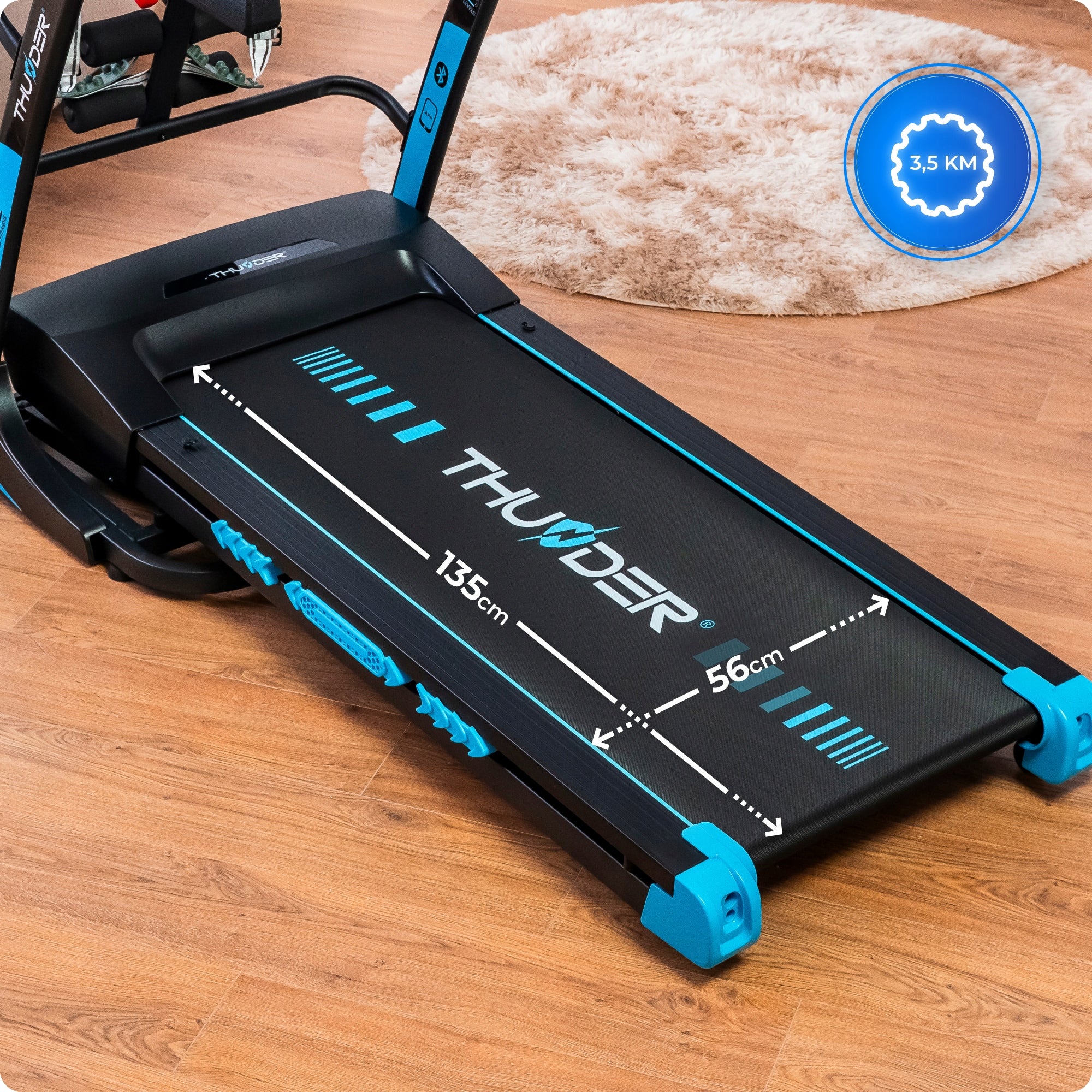 Home Electric Treadmill 20km/h slope application dumbbell massager pulse Manufacturer code CORE-DS-BLACK