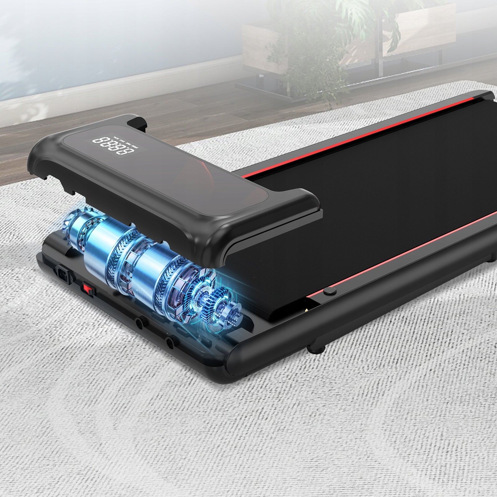 Home Electric Treadmill Fat Reduction Exercise 6KM/H 100KG 3Inclines handy Model other