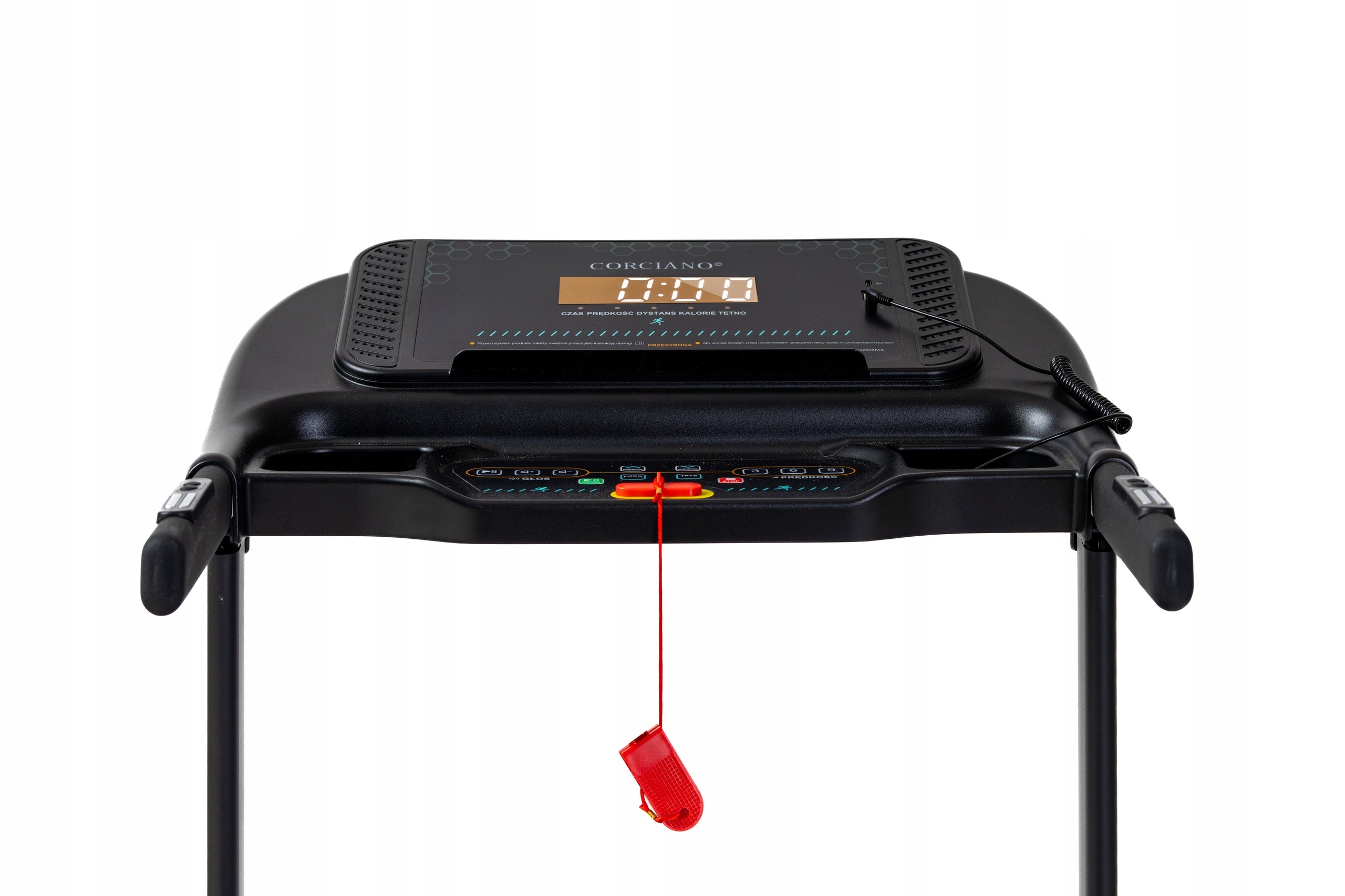 Home Electric Treadmill Folding ALBI 3300 CORCIANO 3HP 120kg 14km/h Measurements training duration distance speed burned calories