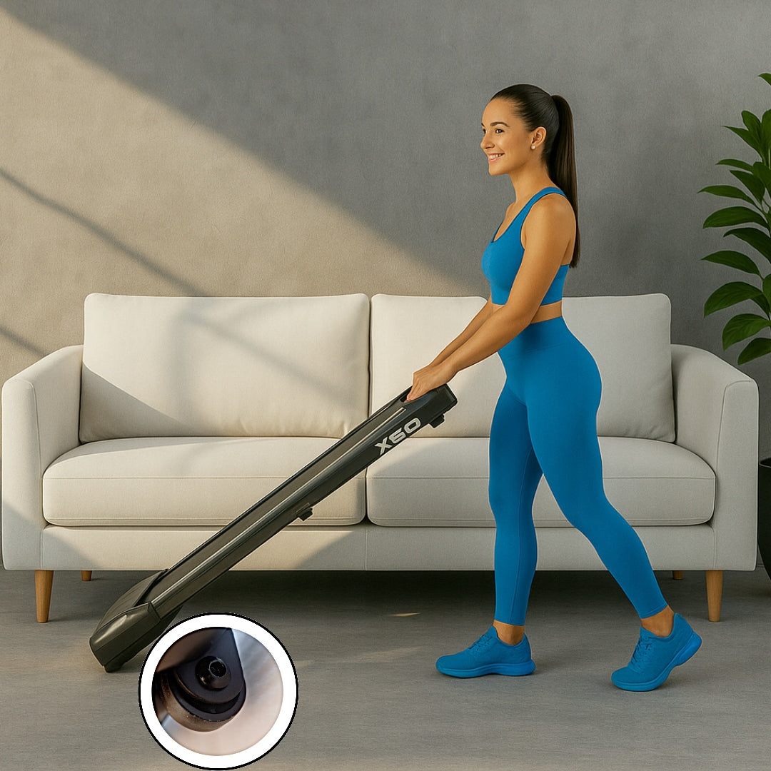 Home Electric Treadmill Under Bed 1-6km/h FitShow X50 Halo-Fit App Brand Halofit