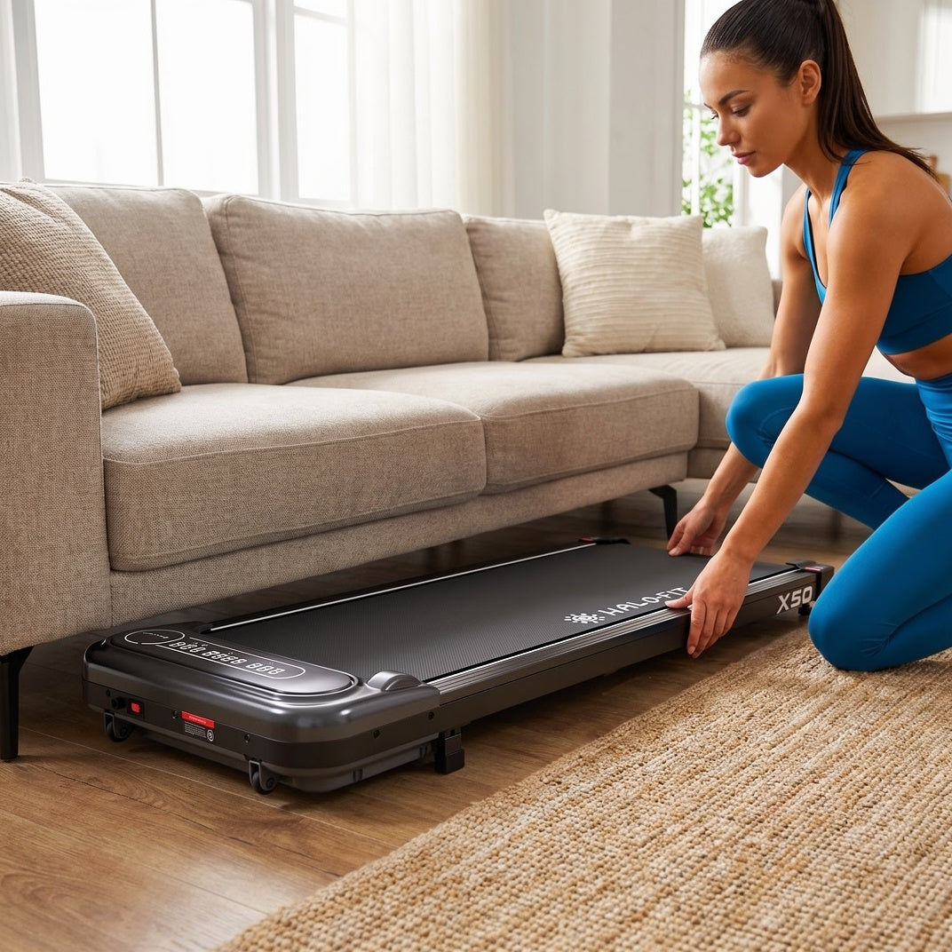 Home Electric Treadmill Under Bed 1-6km/h FitShow X50 Halo-Fit App Manufacturer code x50
