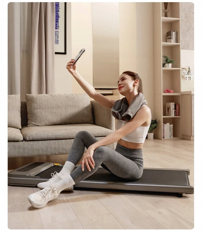 Home Electric Treadmill Urevo U1 Pro Walkingpad for Office 120 kg Measurements training duration distance speed burned calories