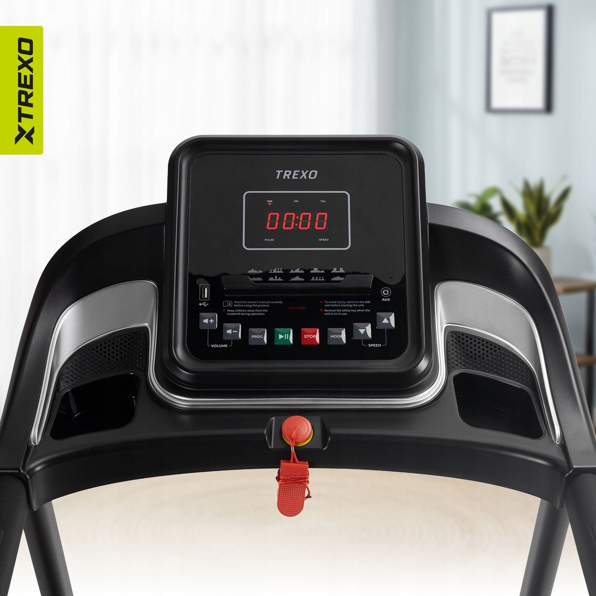 Home Electric Treadmill XTREXO X100 Folding Tilt Adjustment 10 km Brand Xtrexo