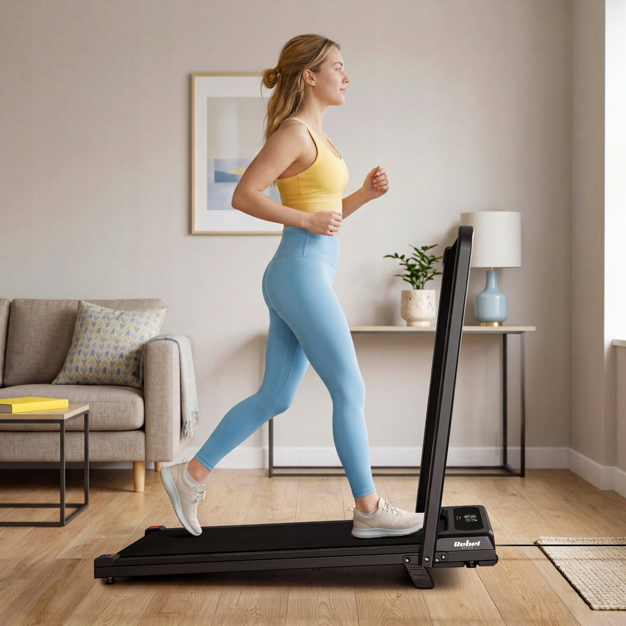 Home Electric Treadmill for Training Remote Control LED Display Rebel Folding EAN (GTIN) 5901890130325