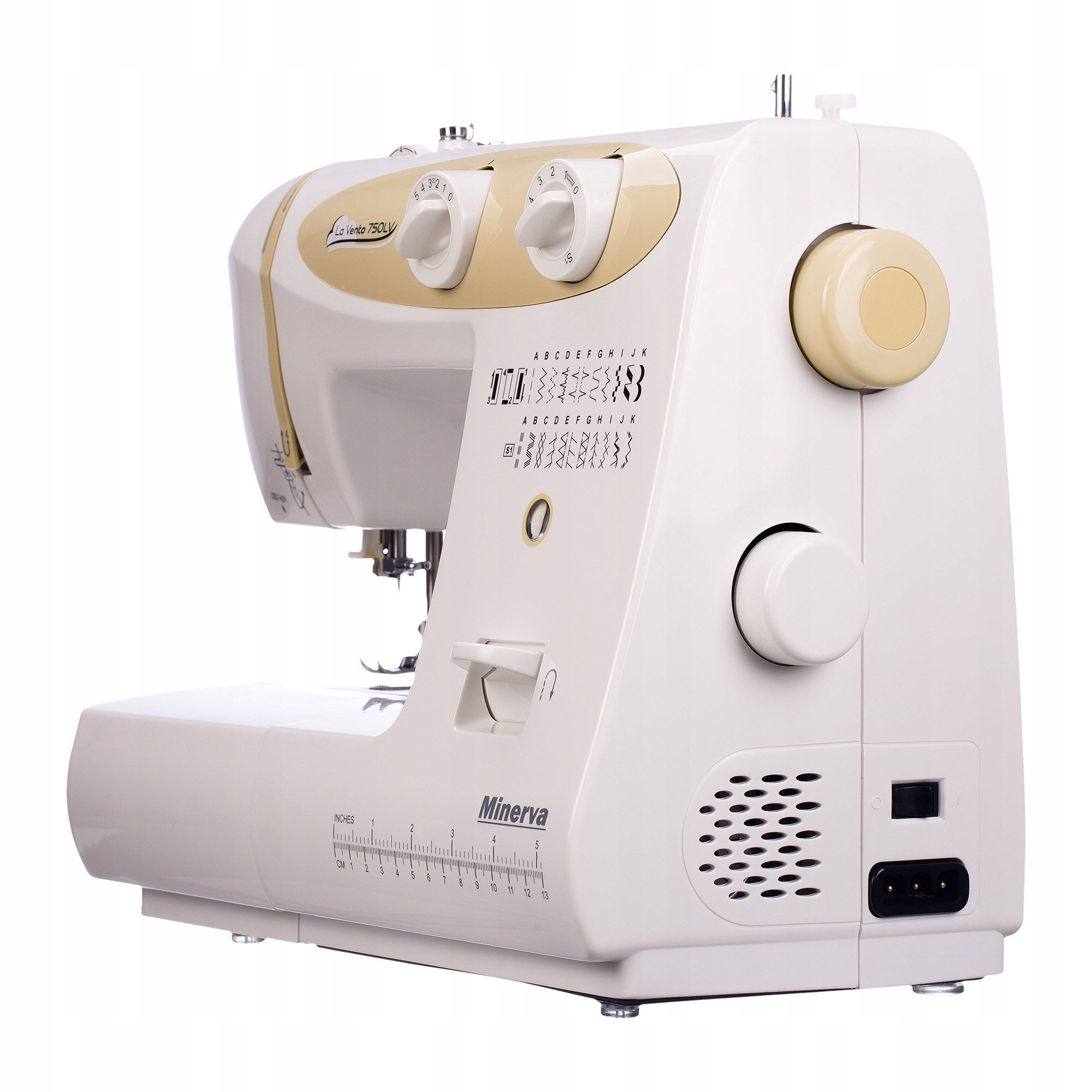 Home Mechanical Sewing Machine Strong 23 Stitches Minerva LaVento 750LV Model La Vento 750lv