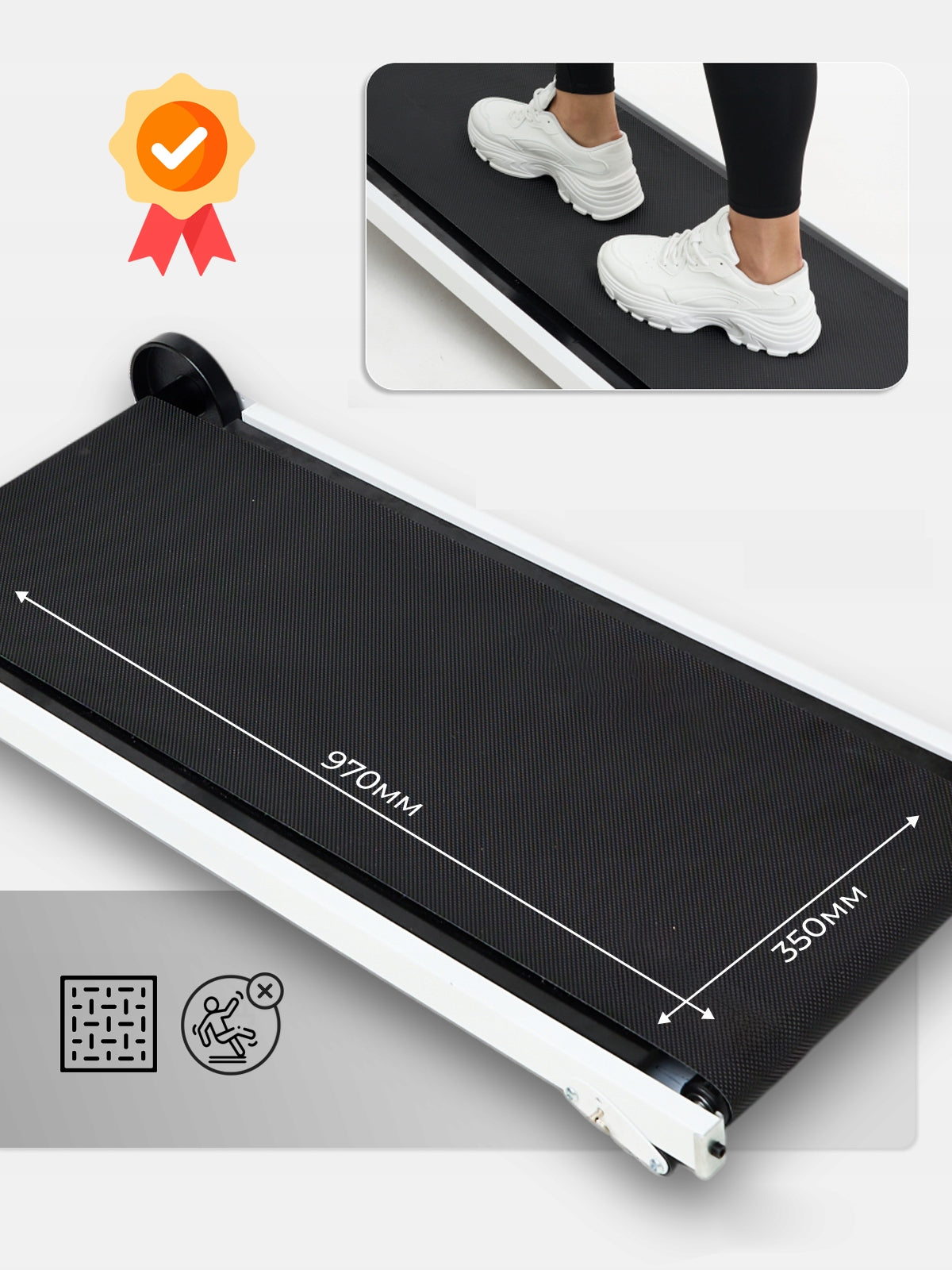 Home Mechanical Treadmill up to 120kg FOLDING LIGHTWEIGHT Brand no brand