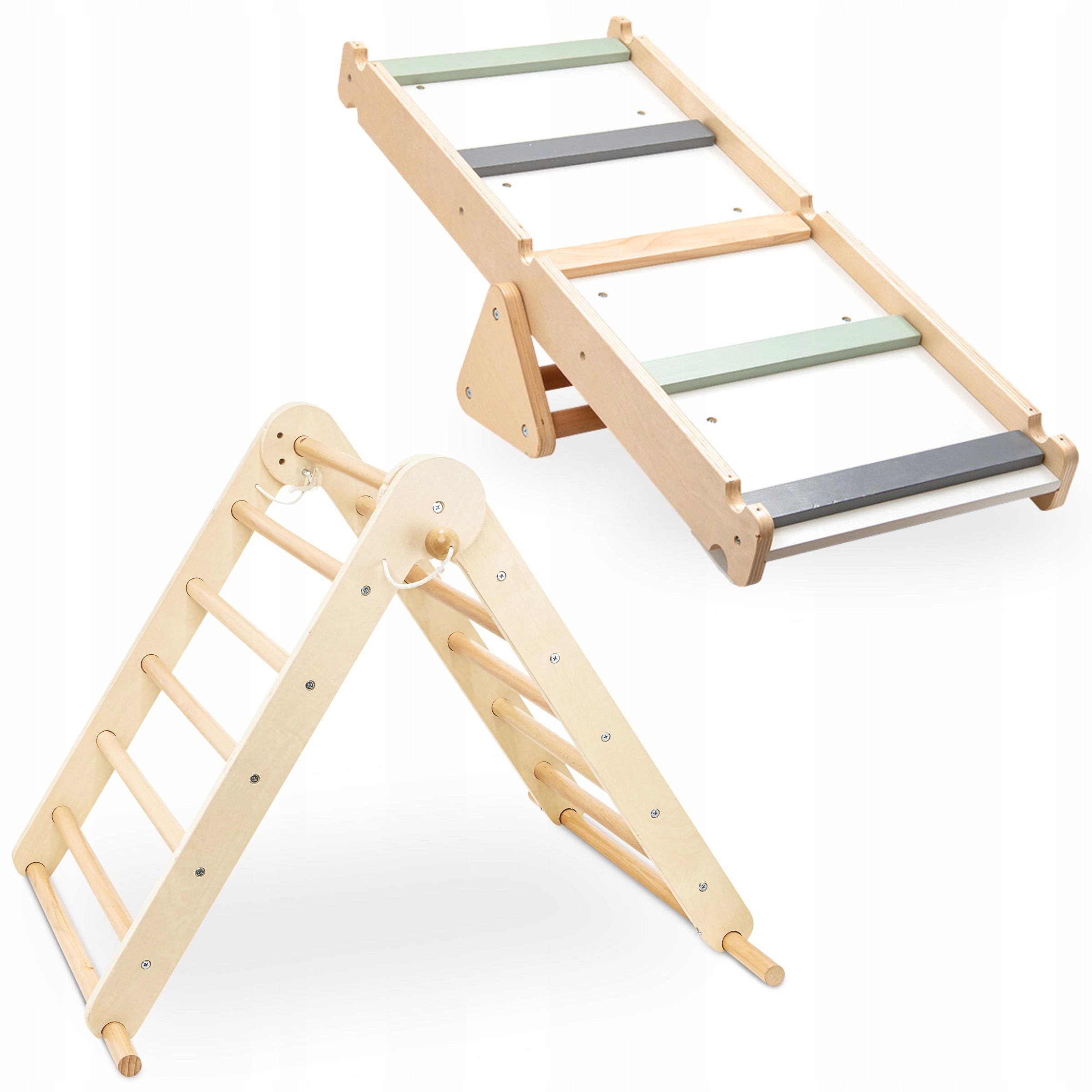 Home Square Toys 3in1 Ladder Climbing Wall Balance for Children Packaging status original