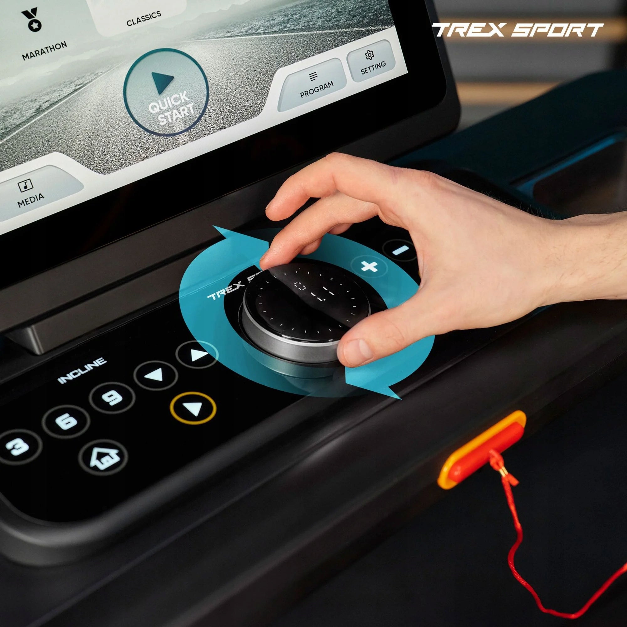 Home Treadmill Electric Folding Angle Adjustable SMART LCD PAVO TREX SPORT Brand Trex Sport