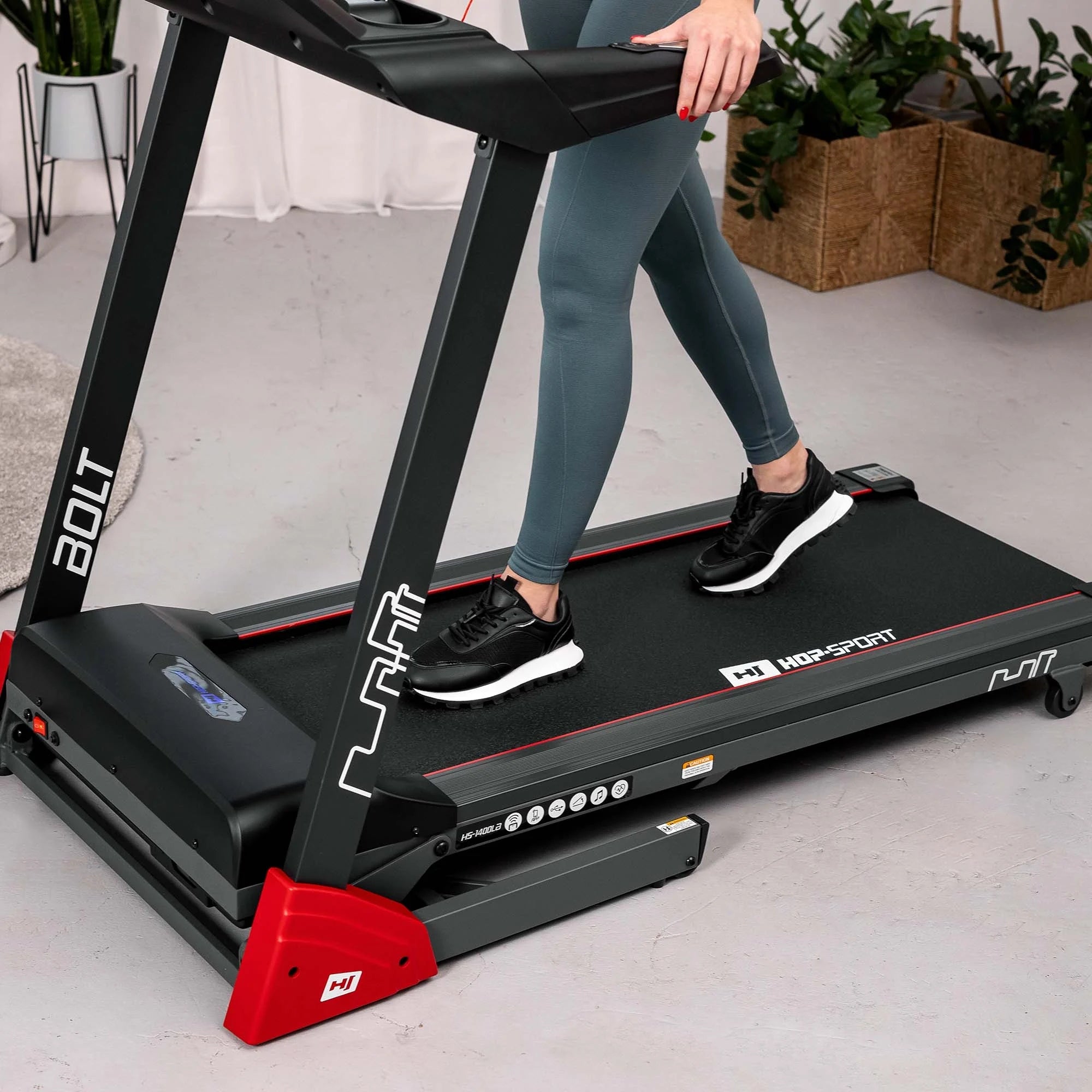 Home Treadmill Electric Folding Automatic Slope Belt Adjustment Manufacturer code HS-1400LB