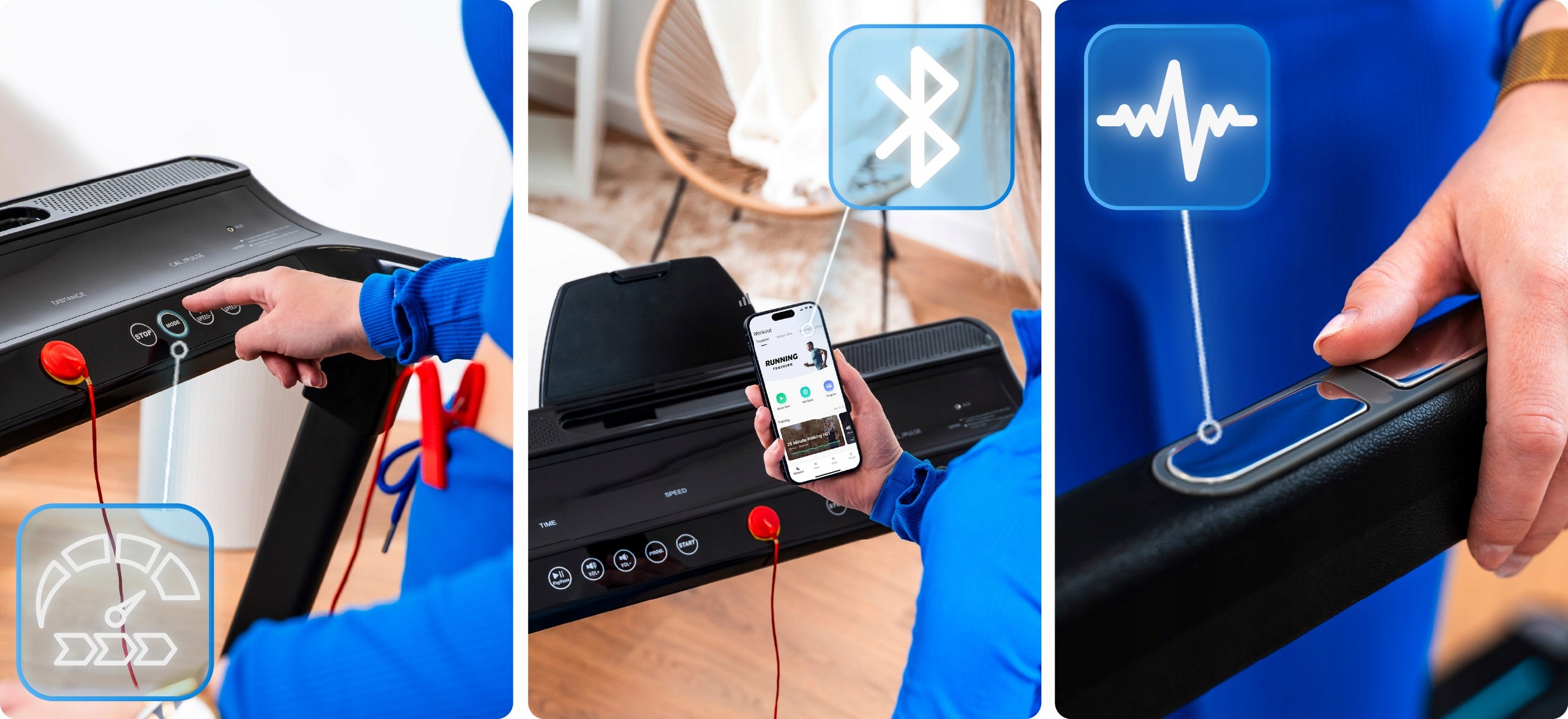 Home Treadmill Electric Folding FitShow Kinomap Bluetooth ULTRA THUNDER Manufacturer code ULTRA-BLACK