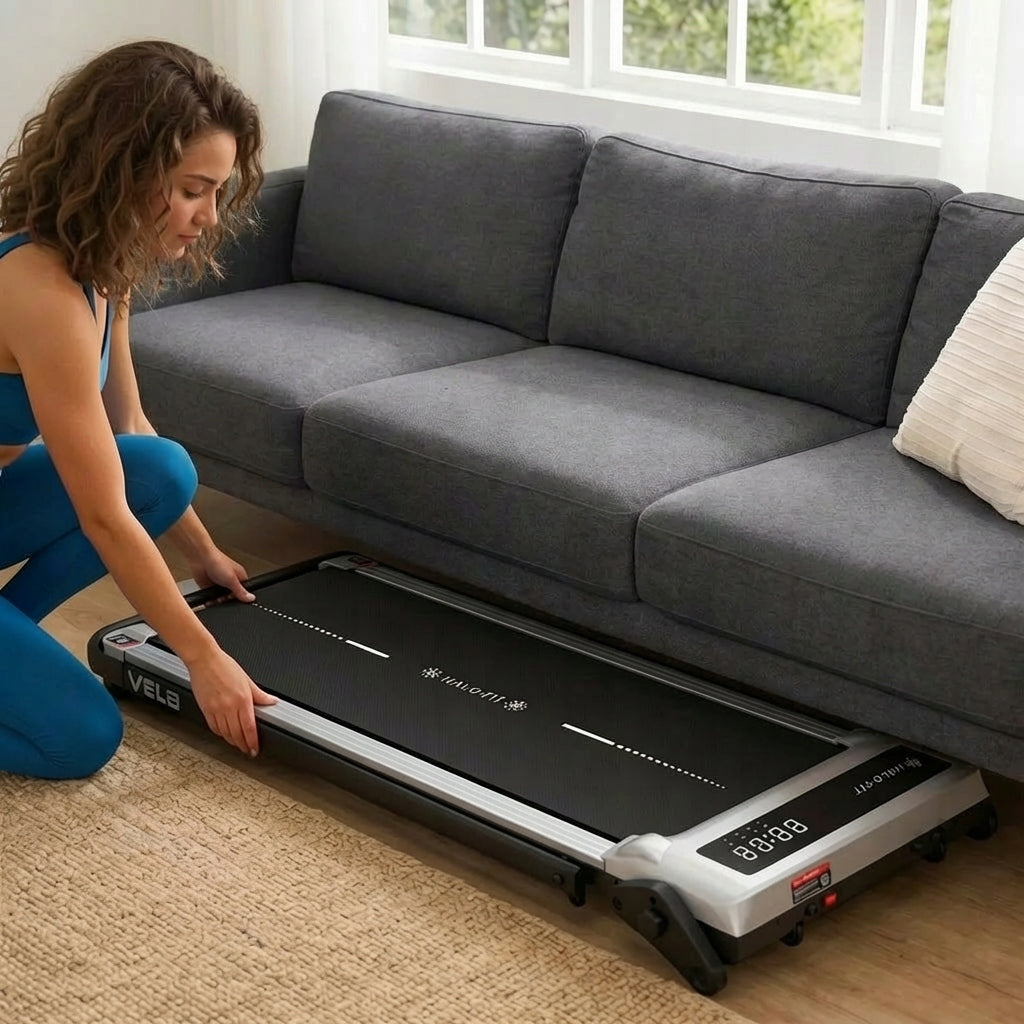 Home Treadmill Electric Folding LARGE DISPLAY Apka 100Kg 10Km/h VELA Kind electric