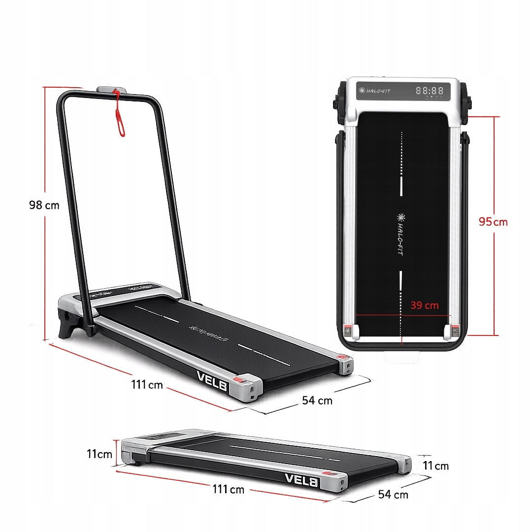 Home Treadmill Electric Folding LARGE DISPLAY Apka 100Kg 10Km/h VELA Packaging status original