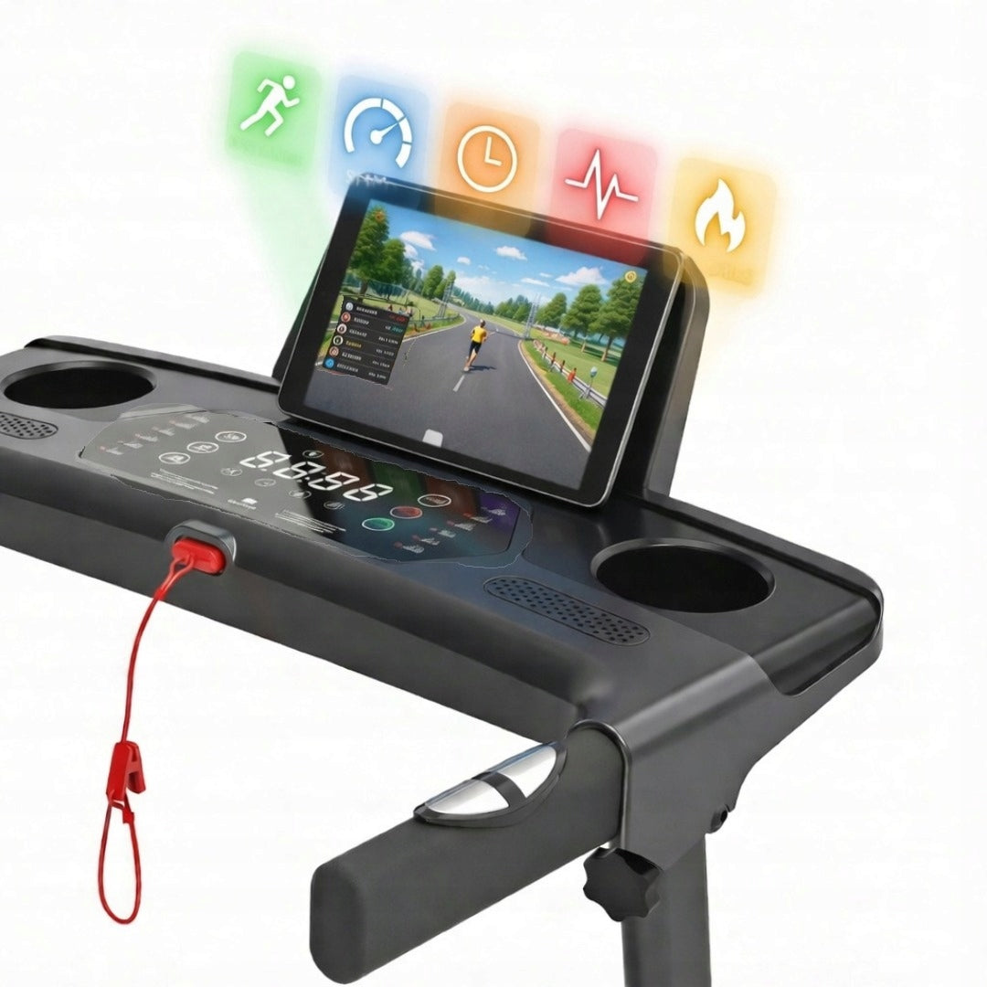 Home Treadmill Electric Folding Pulse Sensors 12Km/h Angle Adjustment Kind electric