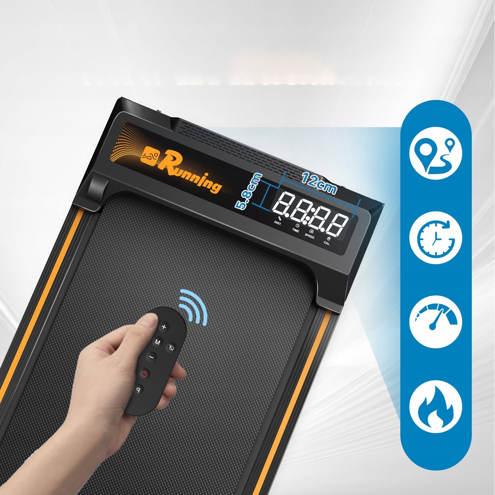 Home Walking Mat Electric Treadmill – Mini Compact Treadmill W726P312771 Brand no brand
