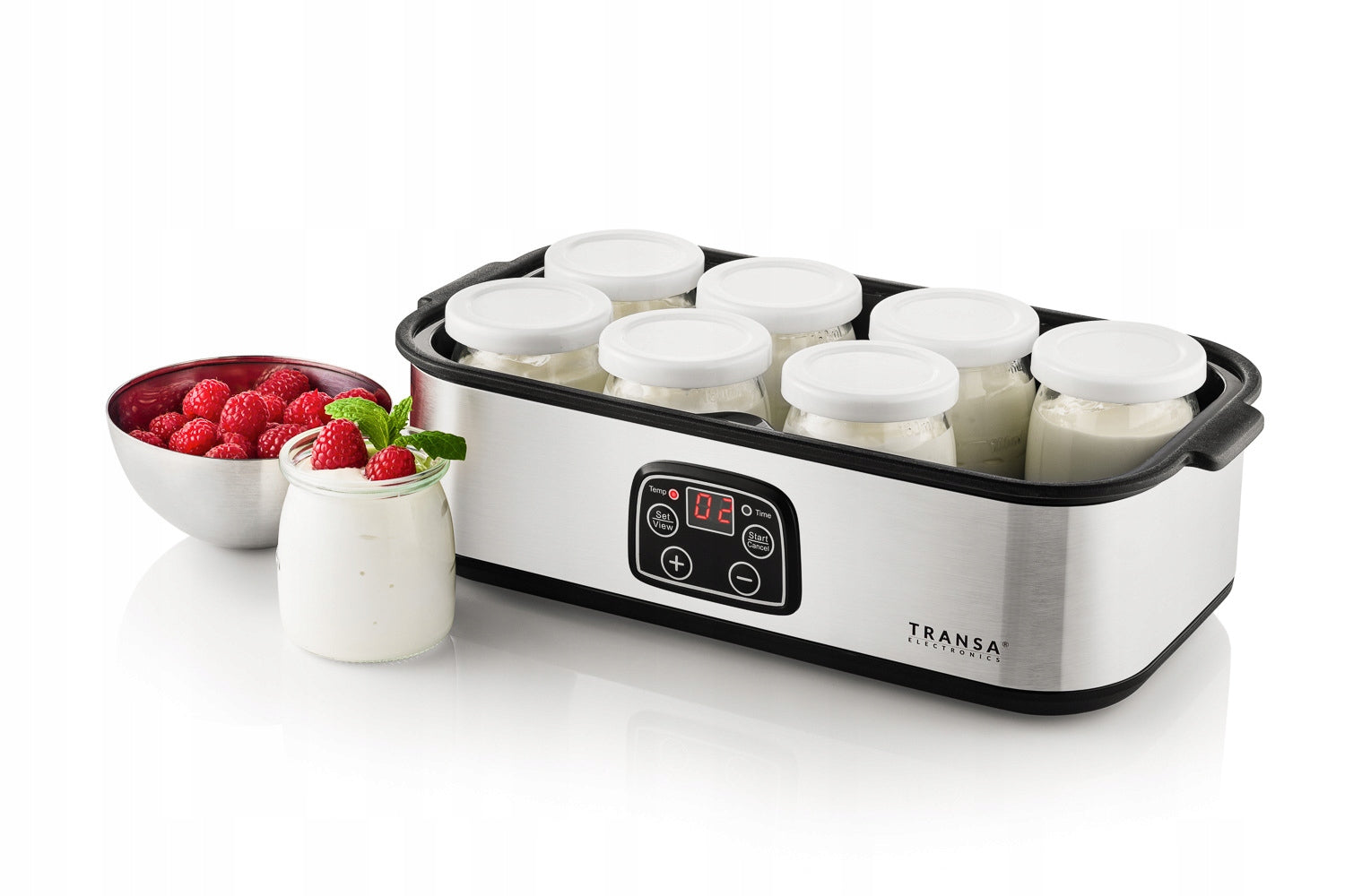 Home Yoghurt 1,4L 8 Jars TIMER TEMPERATURE CONTROL 30W Model YooGo