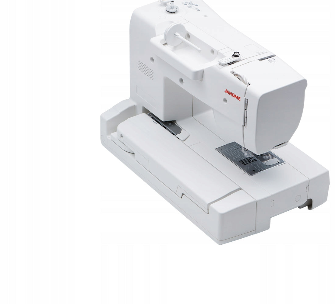 Home computer embroidery machine JANOME MC1000 + FREEBIES Dominant color white