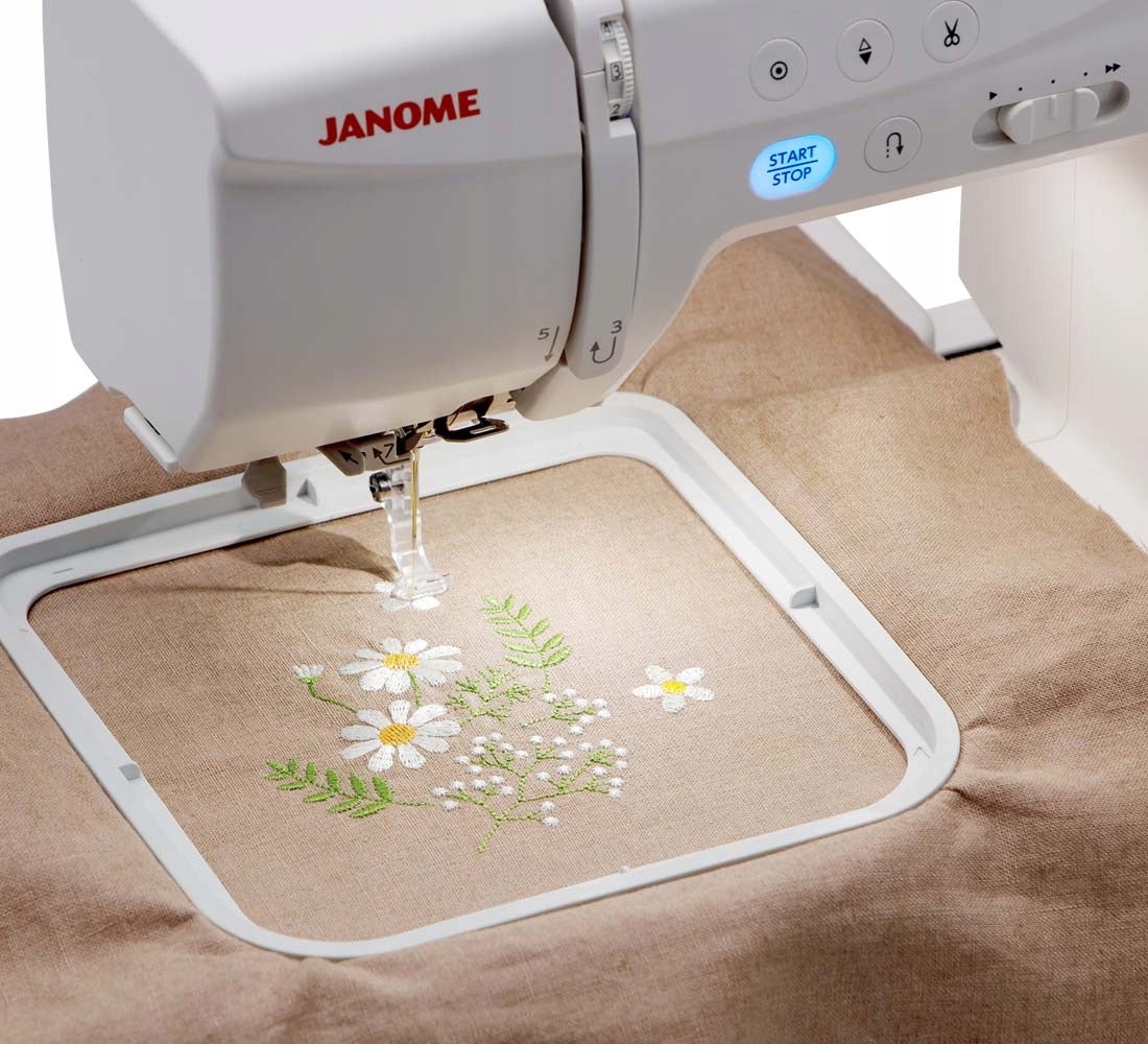 Home computer embroidery machine JANOME MC1000 + FREEBIES Hook rotating