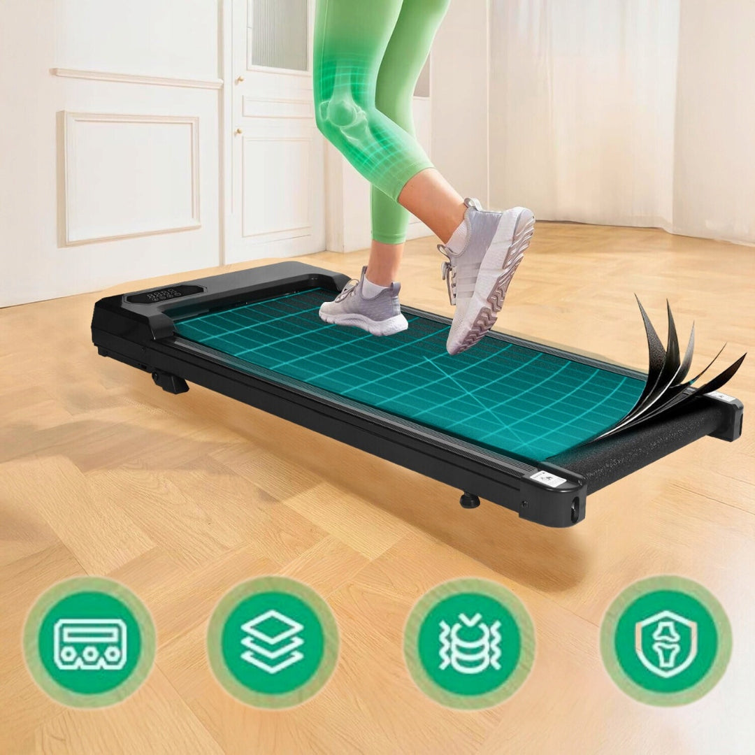 Home electric treadmill 1-8 km/h under the bed LARGE DISPLAY Model B028