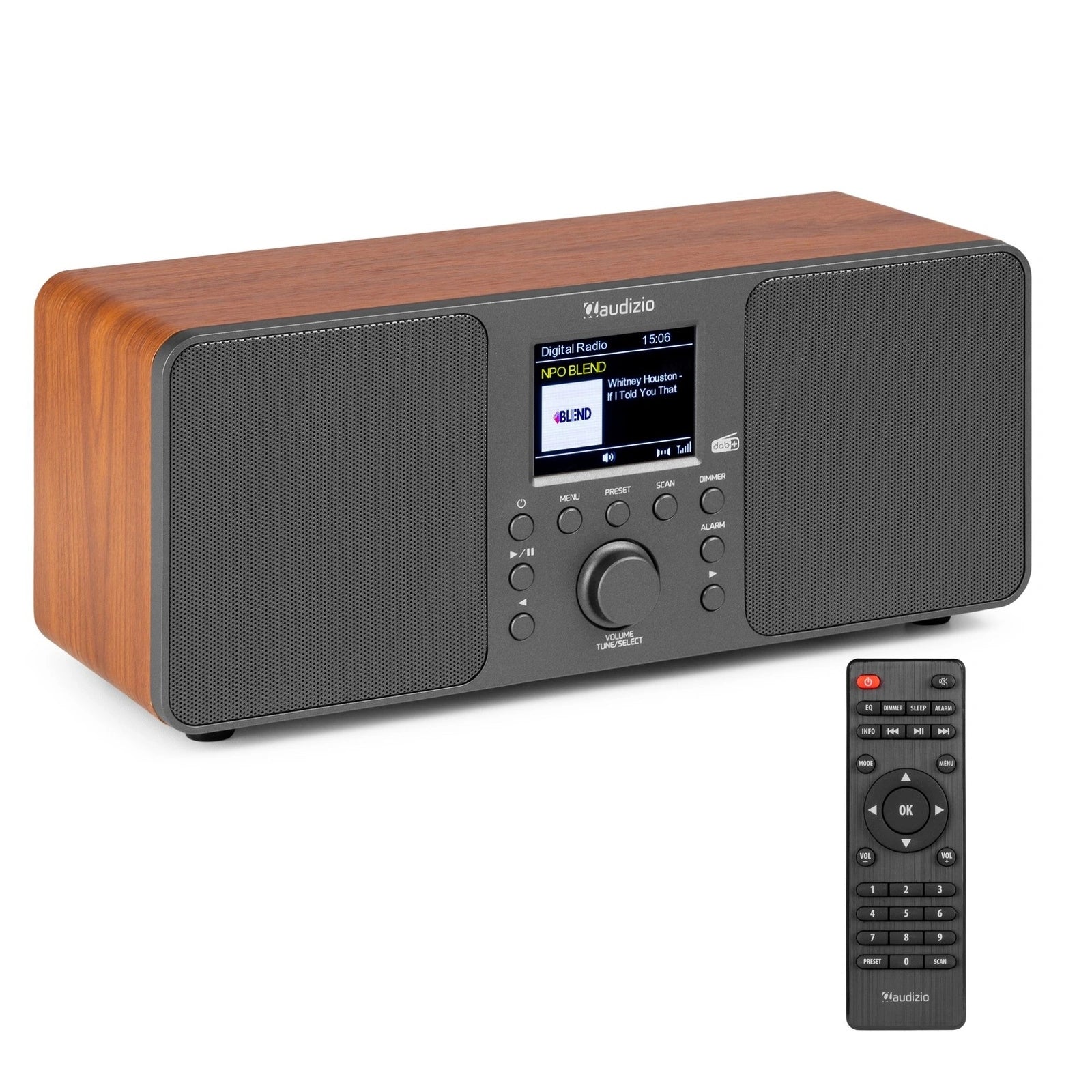 Home radio Genoa DAB+ FM bluetooth dark grey Audizio