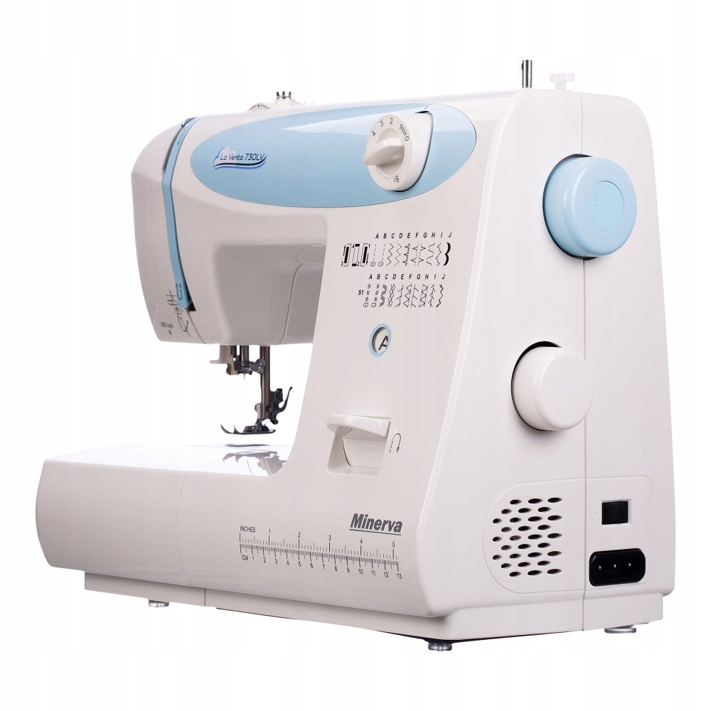 Home sewing machine mechanical strong 19 stitches Minerva LaVento 730LV Brand Minerva