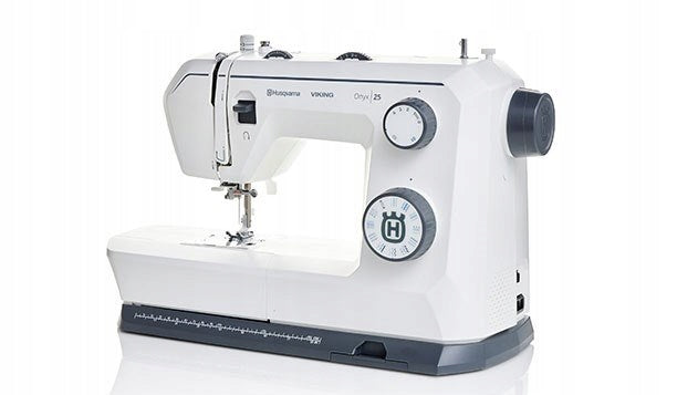 Home sewing machine mechanical strong Husqvarna Onyx 25 32 stitches Brand Husqvarna