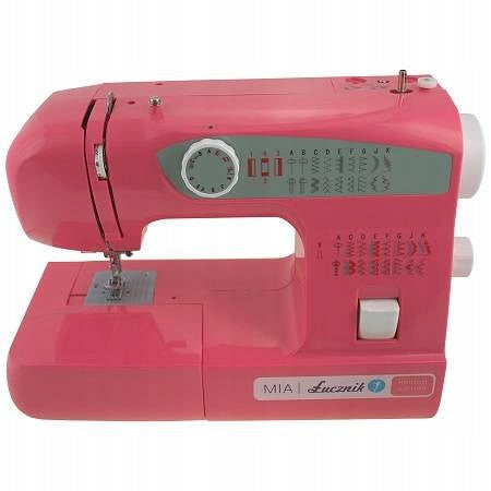 Home sewing machine mechanical strong Łucznik Mia 38 stitches overlock Brand Łucznik