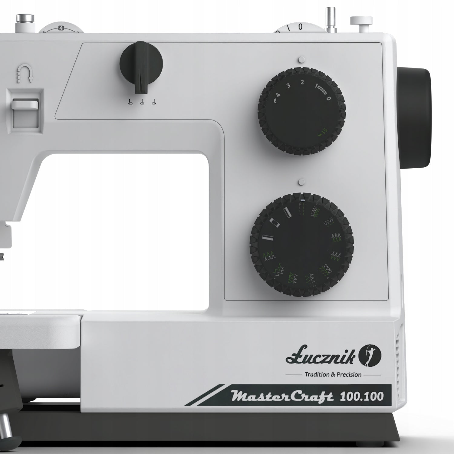 Home sewing machine strong metal body Łucznik Master Craft 100.100 Manufacturer code 01.107
