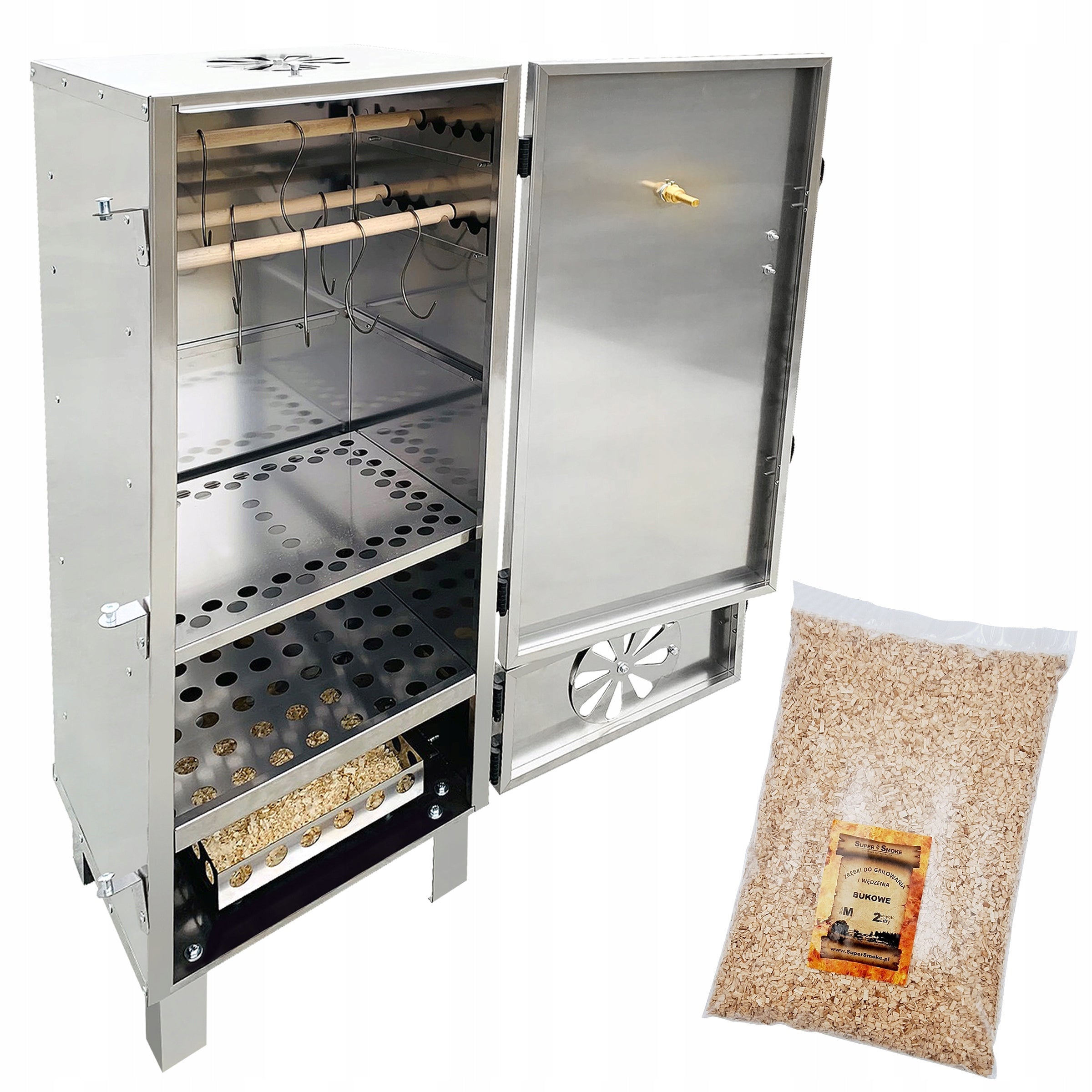 Home smokehouse stainless garden smoker steel