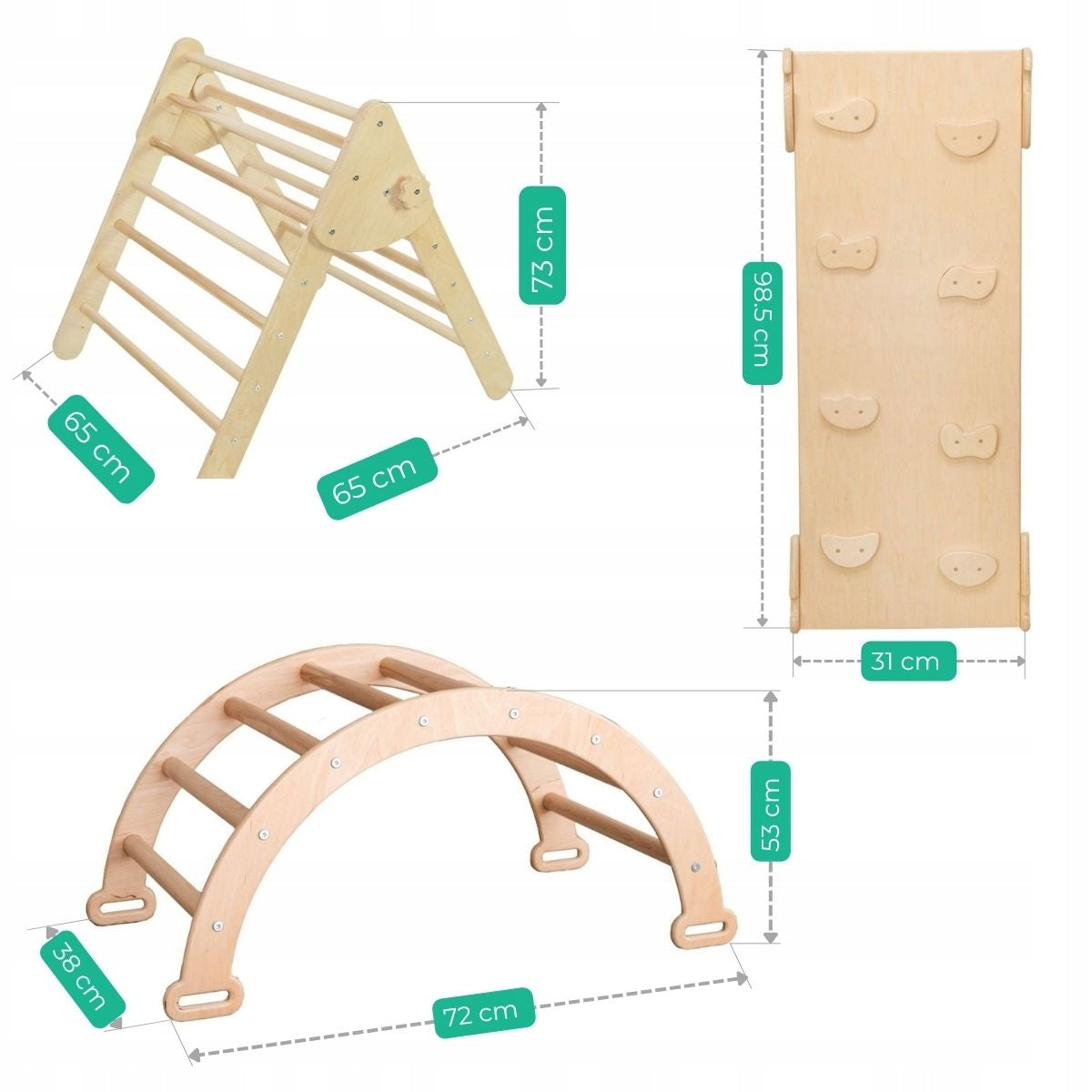 Home square toys Lama 3in1 - pastel Kind wooden